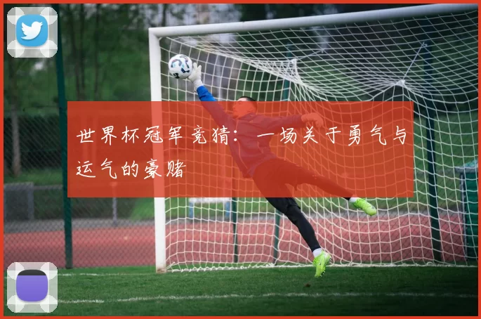 世界杯冠军竞猜:一场关于勇气与运气的豪赌