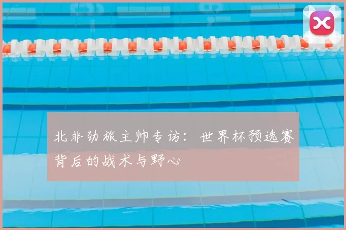 北非劲旅主帅专访:世界杯预选赛背后的战术与野心